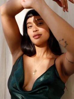 Wolf & Moon Kara Necklace -Wolf & Moon kara necklace model 3