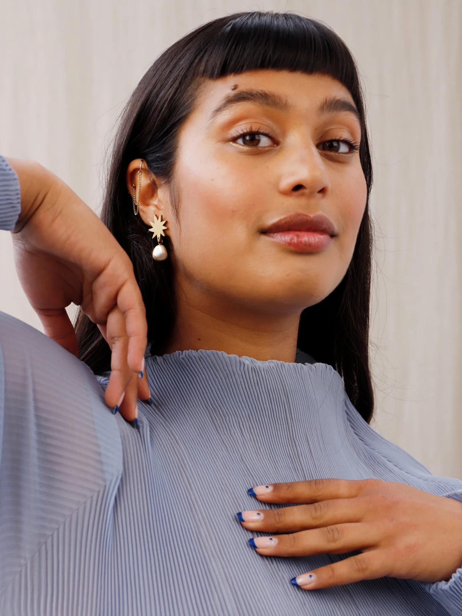 Wolf & Moon Kara Studs 6 Wolf & Moon Kara Studs - Image 4