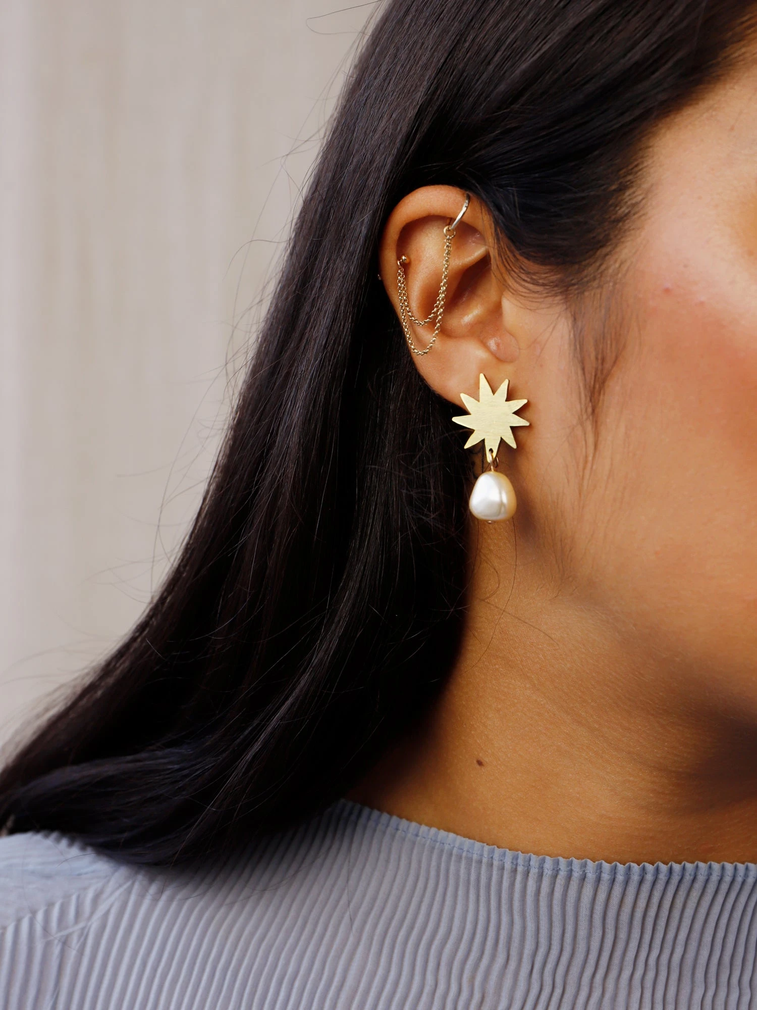 Wolf & Moon Kara Studs 5 Wolf & Moon Kara Studs - Image 3