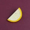 Wolf & Moon Lemon Slice Hair Clip 1 Wolf & Moon Lemon Slice Hair Clip -Wolf & Moon lemon hairclip lifestyle 4