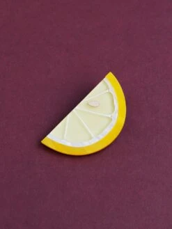 Wolf & Moon Lemon Slice Hair Clip