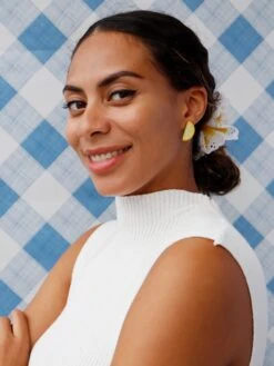 Wolf & Moon Watermelon Studs - Clip On -Wolf & Moon lemon slice studs model 3 7d3dd14d 7625 4362 b412 4367fe795e96