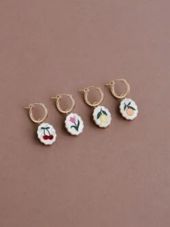 Wolf & Moon Market Day Hoops Set -Wolf & Moon market day hoop set lifestyle 2