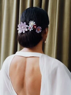 Wolf & Moon Meadow Comb Set In Lilac/Cherry 11 Wolf & Moon Meadow Comb Set In Lilac/Cherry -Wolf & Moon meadow comb set lilac cherry model 1