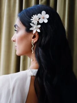 Wolf & Moon -Wolf & Moon meadow comb set white model 2