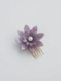 Wolf & Moon Dahlia Hair Comb 22 Wolf & Moon Dahlia Hair Comb -Wolf & Moon meadow hair slide dahlia lilac 1