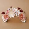 Wolf & Moon Meadow Headpiece In Dusky Pink -Wolf & Moon meadow headpiece dusky pink lifestyle 1