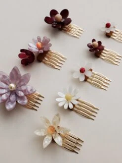 Wolf & Moon Meadow Comb Set In Lilac/Cherry 14 Wolf & Moon Meadow Comb Set In Lilac/Cherry -Wolf & Moon meadow set lilac cherry lifestyle 1