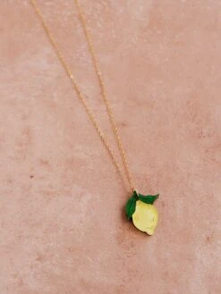 Wolf & Moon Mini Lemon II Necklace