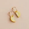 Wolf & Moon Mini Lemon Slice Hoops -Wolf & Moon mini lemon slice hoops lifestyle 1