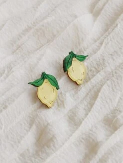 Wolf & Moon Mini Lemon II Studs -Wolf & Moon mini lemon studs lifestyle 3 5a32c90f 7b8e 44ae 8745 03fdcb378293
