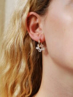 Wolf & Moon Mini Flowers Set I -Wolf & Moon mini nina hoops offwhite model 1 79d85490 348d 498a bf2f cad9ed9e09fd