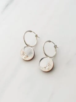 Wolf & Moon Moon II Hoops - Silver 15 Wolf & Moon Moon II Hoops - Silver -Wolf & Moon moon II hopp silver side