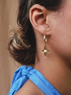 Wolf & Moon Moon & Star Hoops -Wolf & Moon moon star hoops new model 3 1500