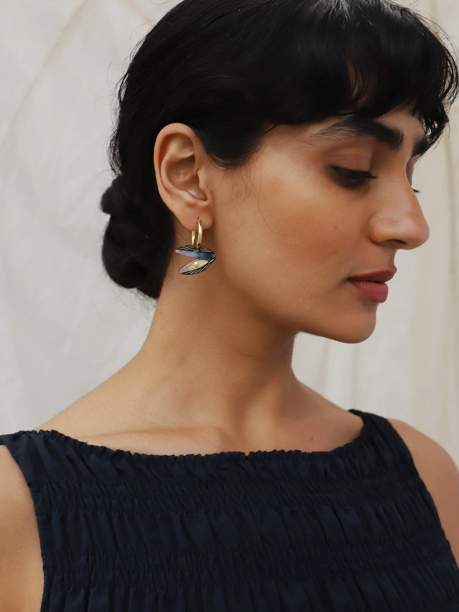 Wolf & Moon Mussel Hoops 11 Wolf & Moon Mussel Hoops - Image 9