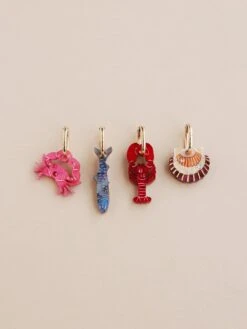 Wolf & Moon Ocean Hoops Set -Wolf & Moon ocean hoops set lifestyle 3