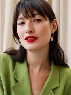 Wolf & Moon Pastry Hoops - Seconds - Individual Charms -Wolf & Moon painauraisin hoops gold model 5 af045637 bd0d 4d8e a2db c832c30dbfd8