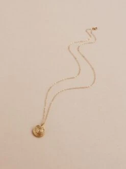 Wolf & Moon Pain Au Raisin Necklace -Wolf & Moon painauraisin necklace gold lifestyle 3