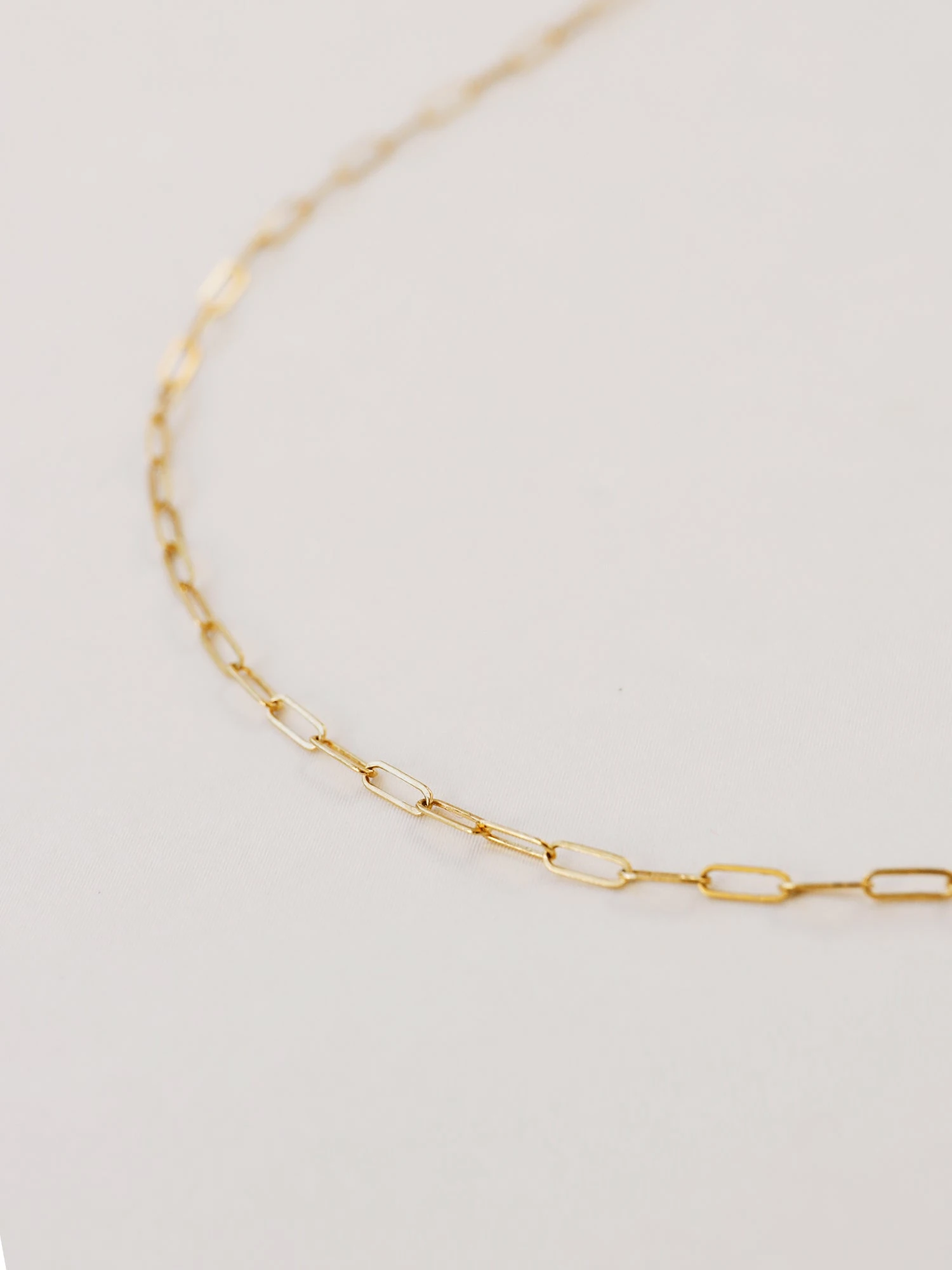 Wolf & Moon Gold-Filled Paperclip Chain 3 Wolf & Moon Gold-Filled Paperclip Chain