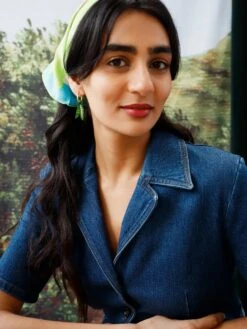 Wolf & Moon Peas In A Pod Hoops -Wolf & Moon peas in a pod hoops model 1