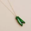 Wolf & Moon Peas In A Pod Necklace -Wolf & Moon peas in a pod necklace lifestyle 3