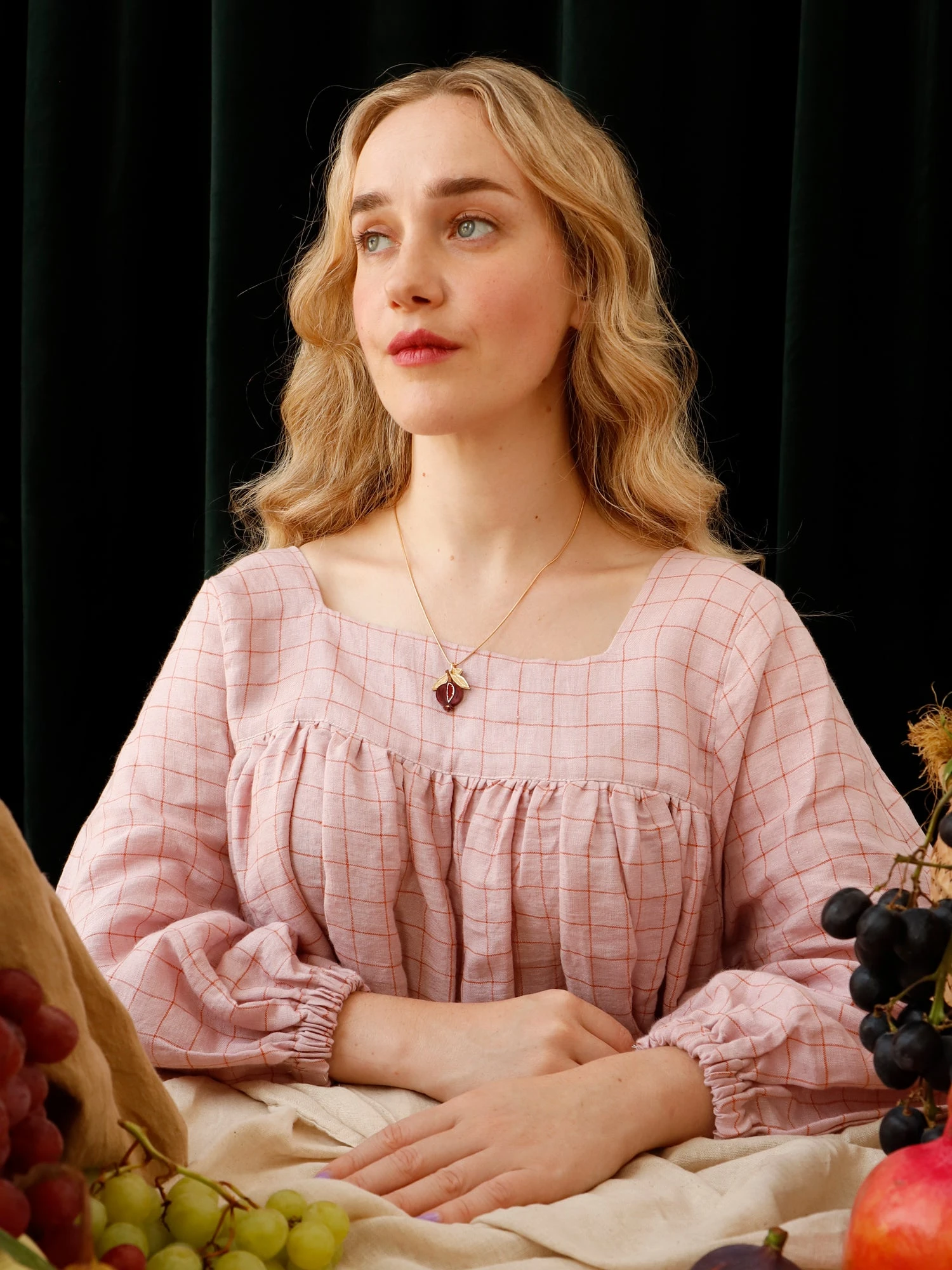 Wolf & Moon Mini Pomegranate Necklace 5 Wolf & Moon Mini Pomegranate Necklace - Image 3