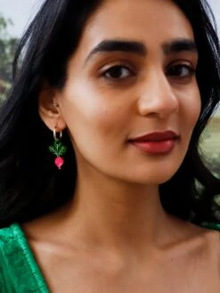 Wolf & Moon Radish Hoops -Wolf & Moon radish hoops model 3