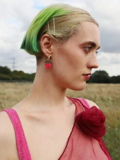 Wolf & Moon The Fruitery Hoops Set -Wolf & Moon raspberry hoops model 4 39a1eae5 23df 4375 bda8 85f0decff909