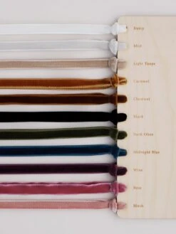 Wolf & Moon Meadow Headpiece In Dusky Pink -Wolf & Moon ribboncolours 1