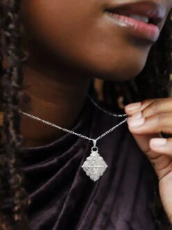 Wolf & Moon Zodiac Necklace - Silver 23 Wolf & Moon Zodiac Necklace - Silver -Wolf & Moon sagittarius necklace silver model 1