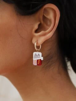 Wolf & Moon Sardine Hoops -Wolf & Moon sardine hoops model 2