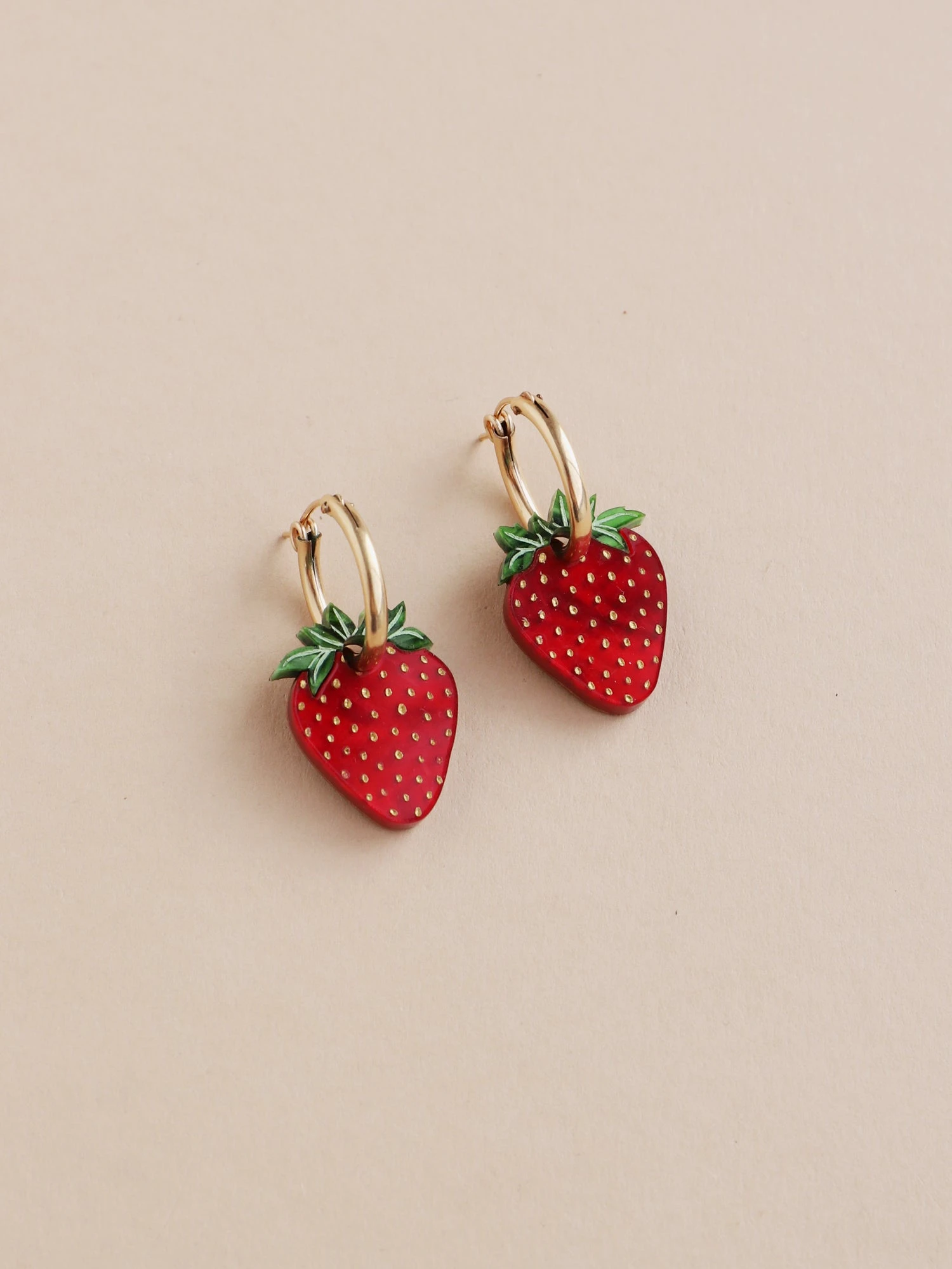 Wolf & Moon Strawberry II Hoops 8 Wolf & Moon Strawberry II Hoops - Image 6