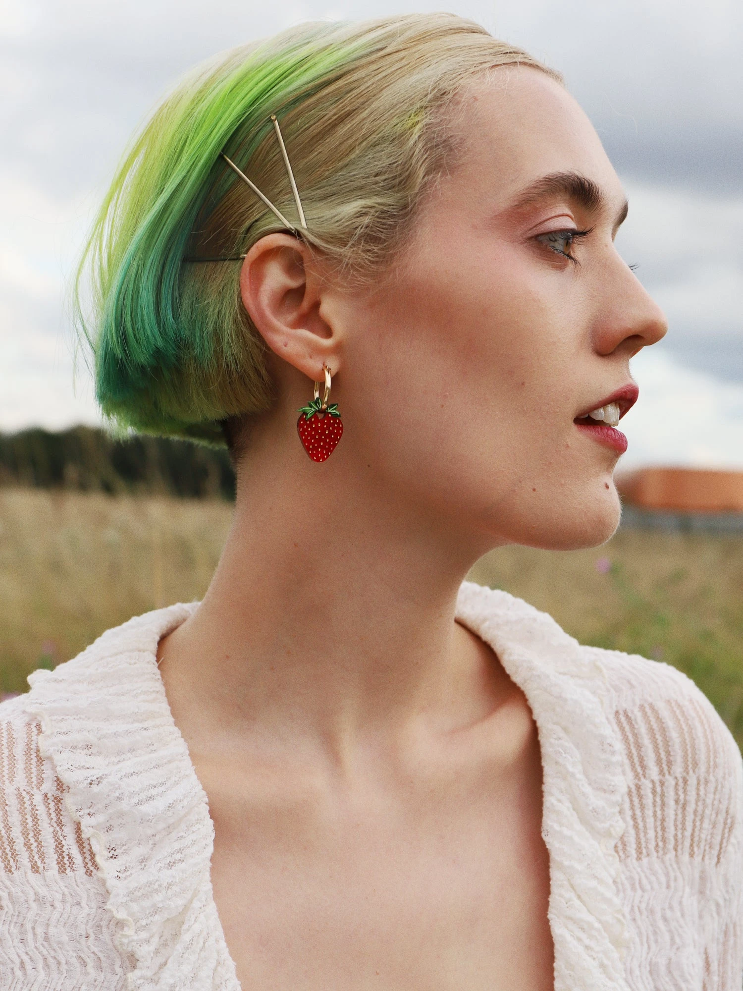 Wolf & Moon Strawberry II Hoops 10 Wolf & Moon Strawberry II Hoops - Image 8