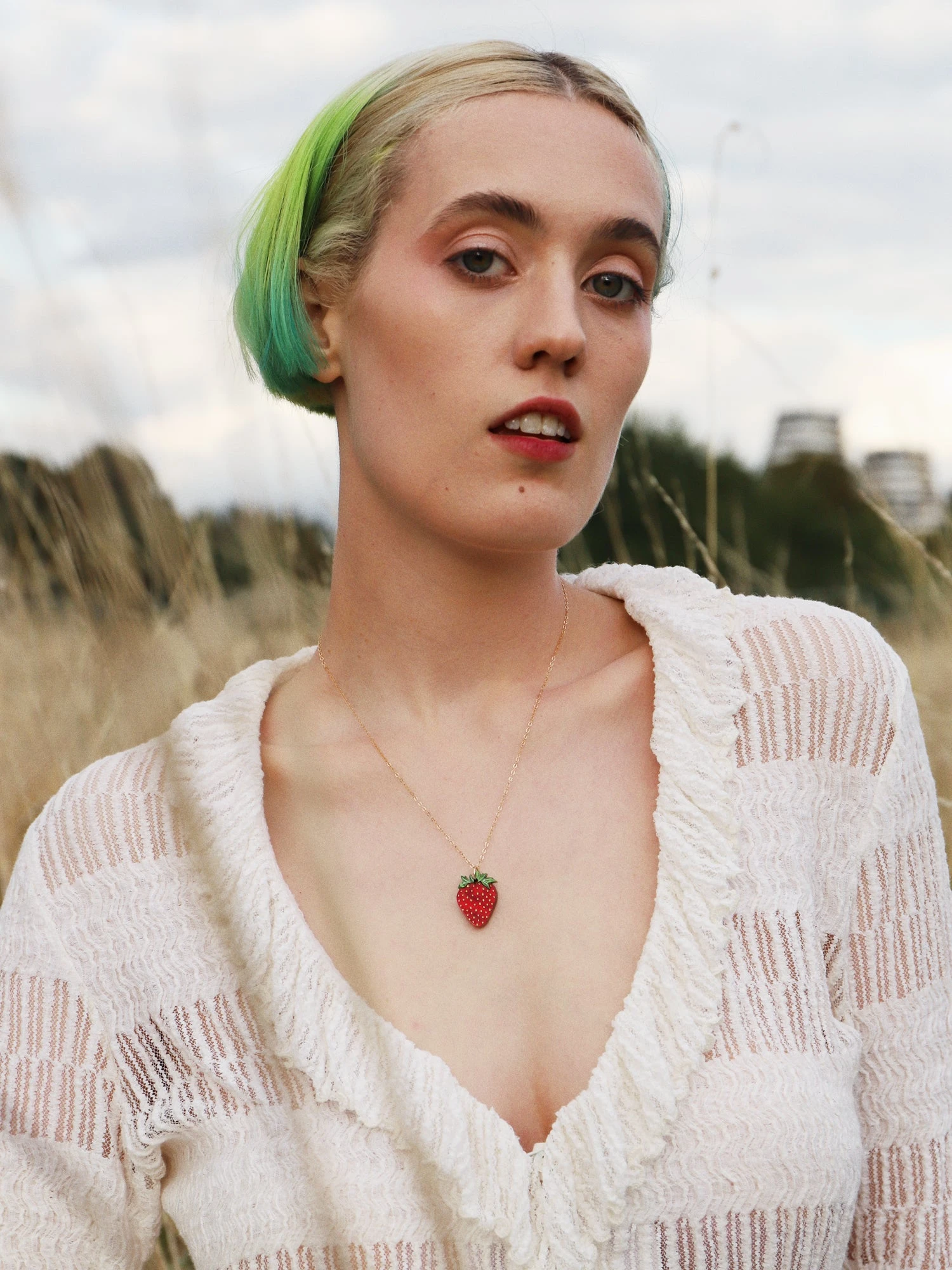 Wolf & Moon Strawberry Necklace II 8 Wolf & Moon Strawberry Necklace II - Image 6