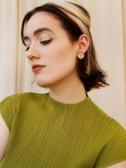 Wolf & Moon Sun Studs - Clip-On -Wolf & Moon sun studs model 2 dac3ffcf 0ae0 4c87 9fd8 8c26868700be