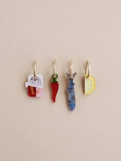 Wolf & Moon Tapas Hoops Set -Wolf & Moon tapas hoops set lifestyle 3