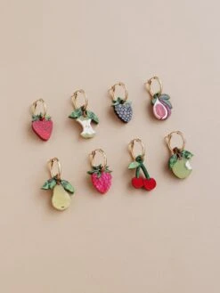 Wolf & Moon The Fruitery Hoops Set -Wolf & Moon the fruitery hoopset lifestyle 2