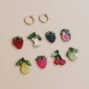 Wolf & Moon The Fruitery Hoops Set -Wolf & Moon the fruitery hoopset lifestyle 3