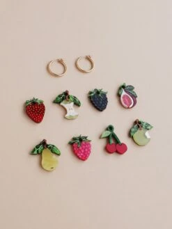 Wolf & Moon The Fruitery Hoops Set