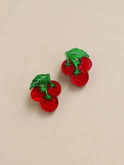 Wolf & Moon Tomato Studs