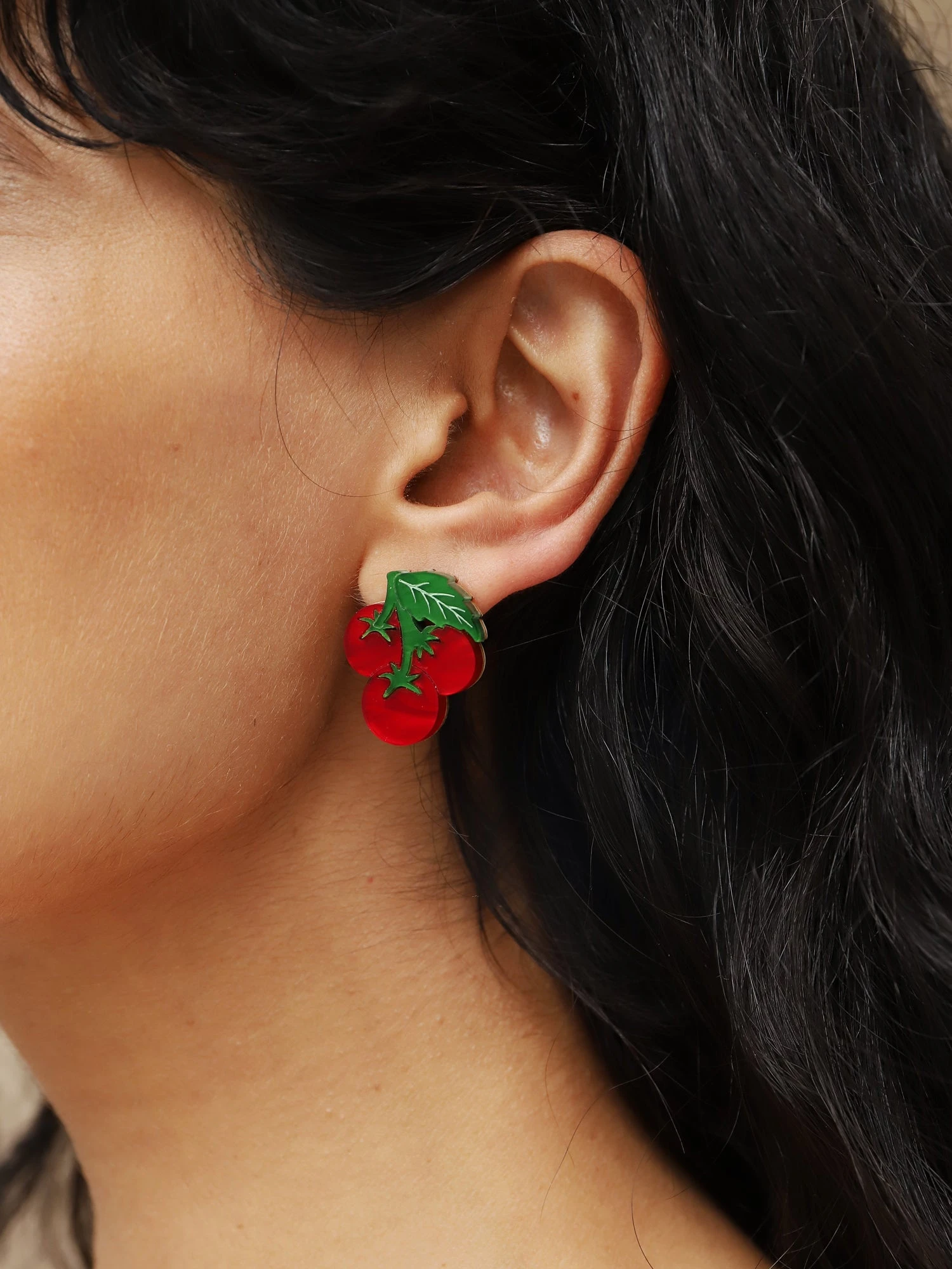 Wolf & Moon Tomato Studs 7 Wolf & Moon Tomato Studs - Image 5