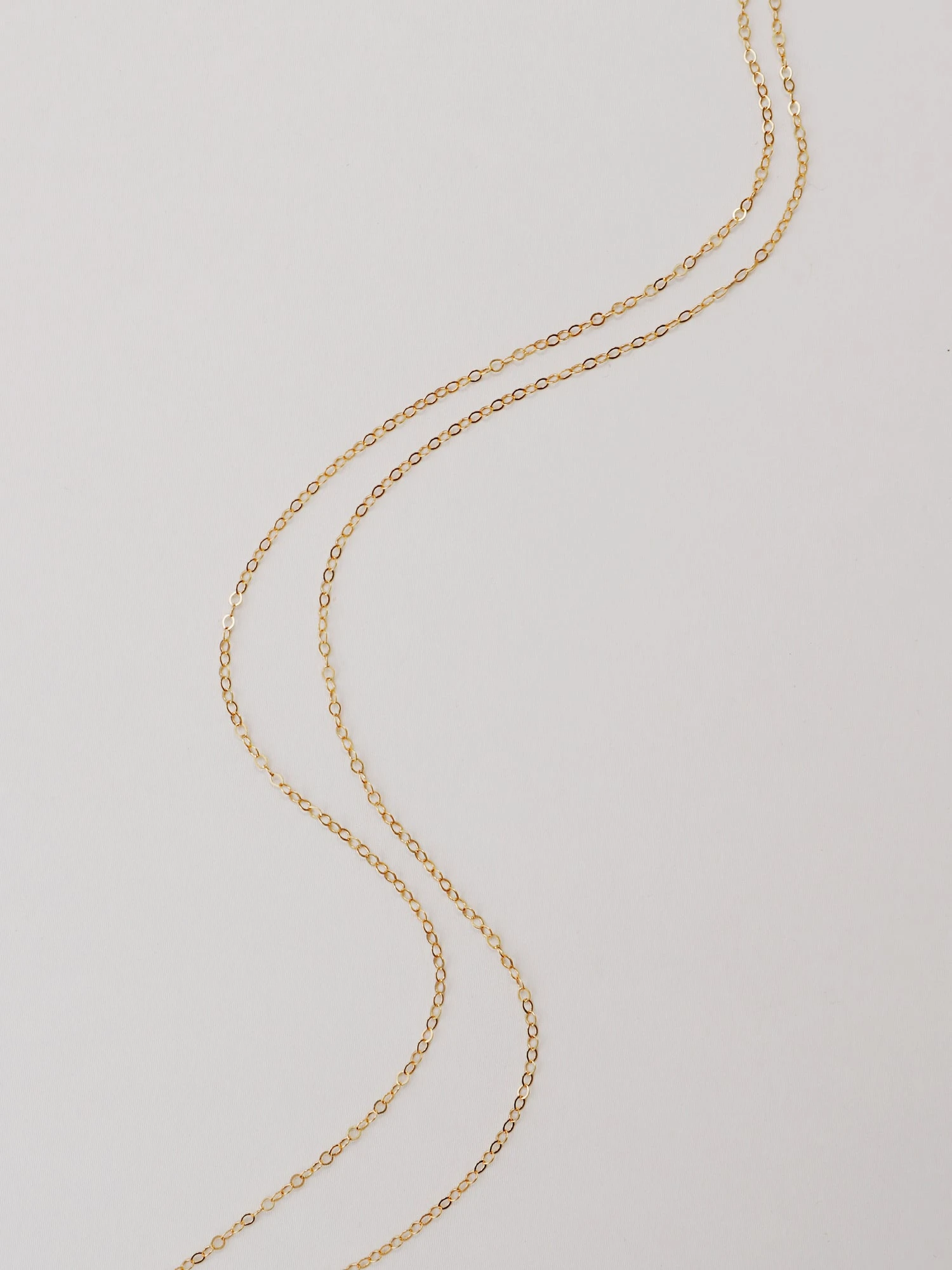 Wolf & Moon Gold-Filled Flat Cable Chain 10 Wolf & Moon Gold-Filled Flat Cable Chain - Image 8