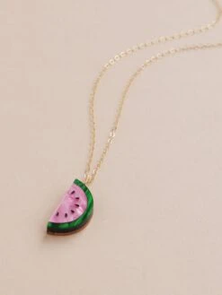 Wolf & Moon Watermelon Necklace 14 Wolf & Moon Watermelon Necklace -Wolf & Moon watermelon necklace 2023 lifestyle 4
