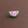 Wolf & Moon Watermelon Pin 1 Wolf & Moon Watermelon Pin -Wolf & Moon watermelon pin lifestyle 5