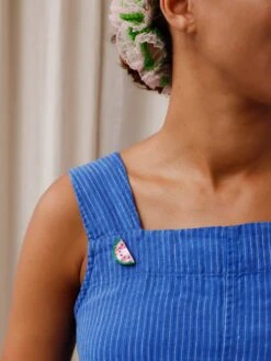 Wolf & Moon Watermelon Pin -Wolf & Moon watermelon pin model 2