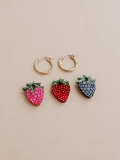 Wolf & Moon Wild Berry Hoops Set