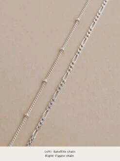 Wolf & Moon Zodiac Necklace - Silver 24 Wolf & Moon Zodiac Necklace - Silver -Wolf & Moon zodiac chain options silver